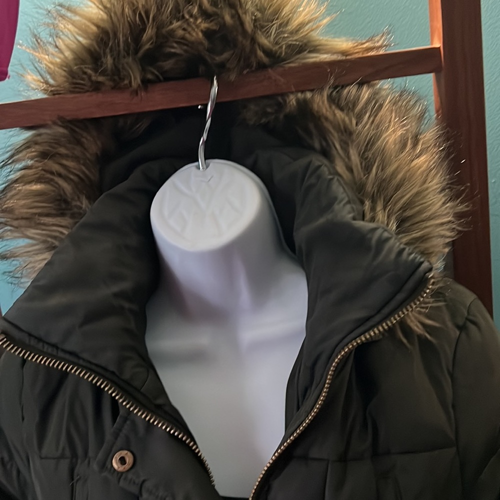 Michael Kors Green Down-filled Puffer Coat, XS - Picture 2 of 7